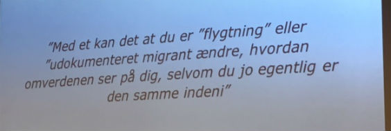 Temaaften om flygtninge